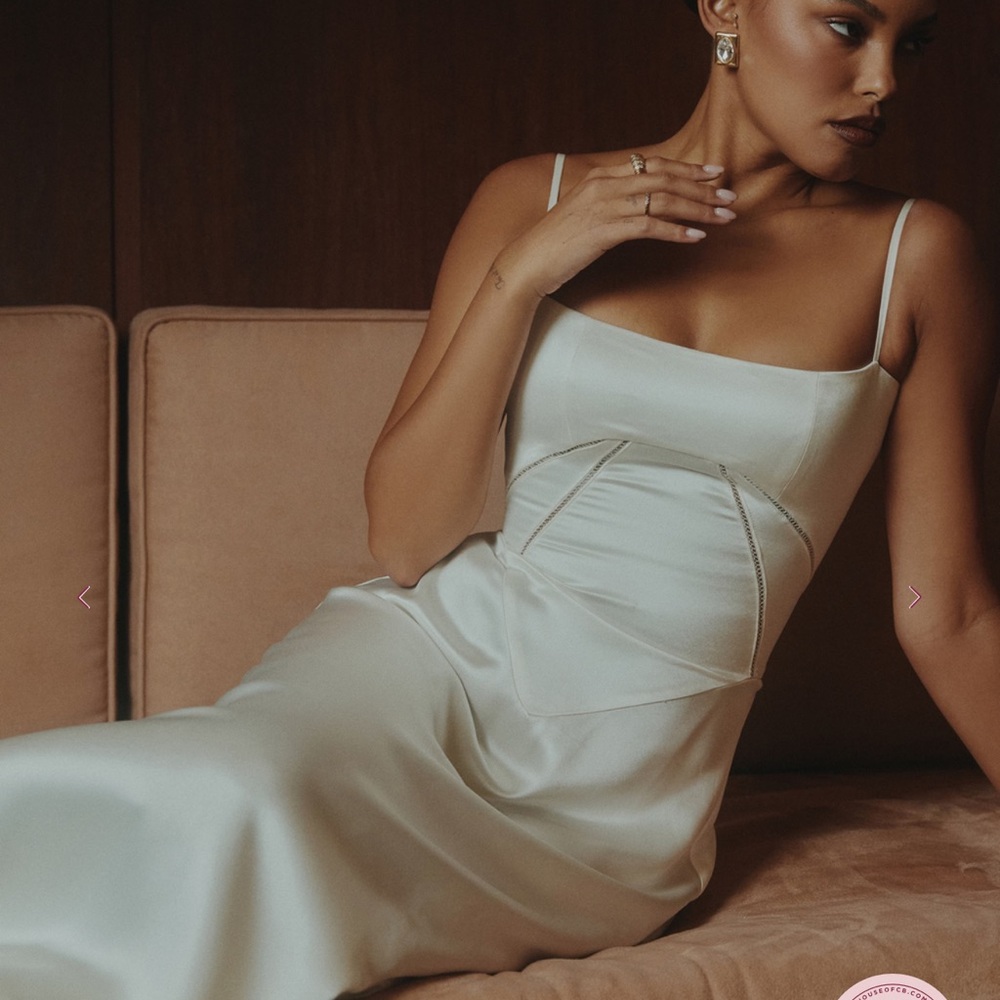 House of CB White Maxi Dress